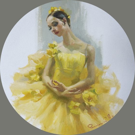 Балерина в желтой пачке. Балет "Дон Кихот"