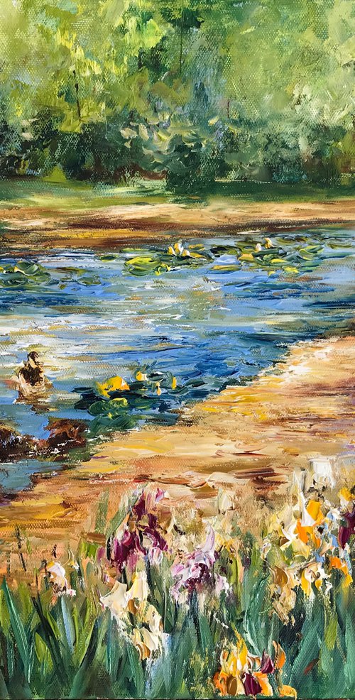 At the Pond by Diana Malivani