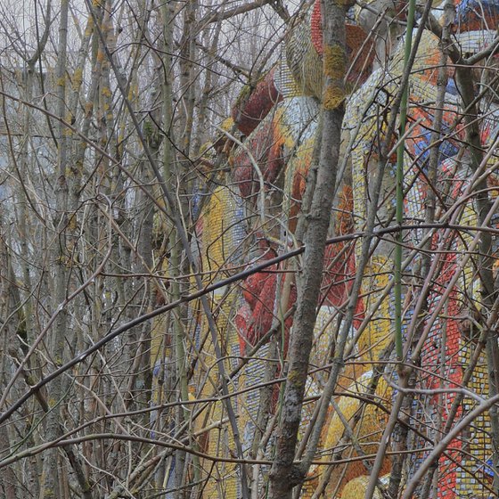 #27. Pripyat wall mosaic 2 - XL size
