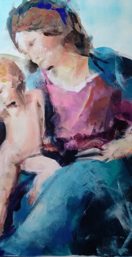 Madonna 16 by Marina Del Pozo