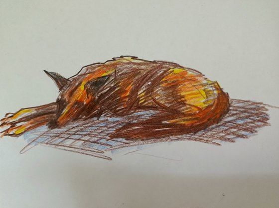 Happy Dog sketch 5