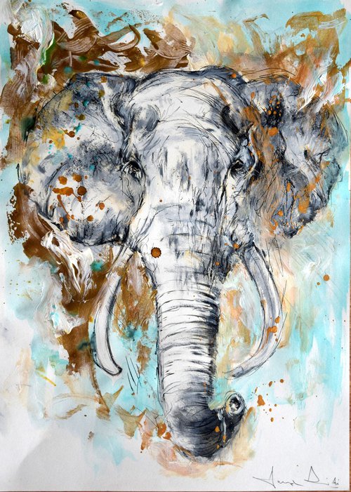 My dear friend the Elephant by Anna Sidi-Yacoub