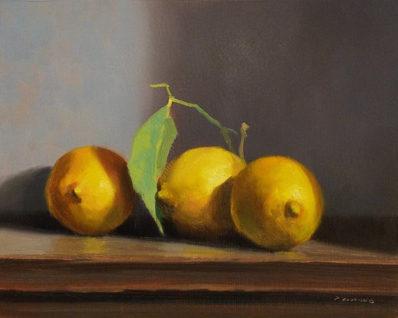 Lemons Oil painting by Pascal Giroud | Artfinder