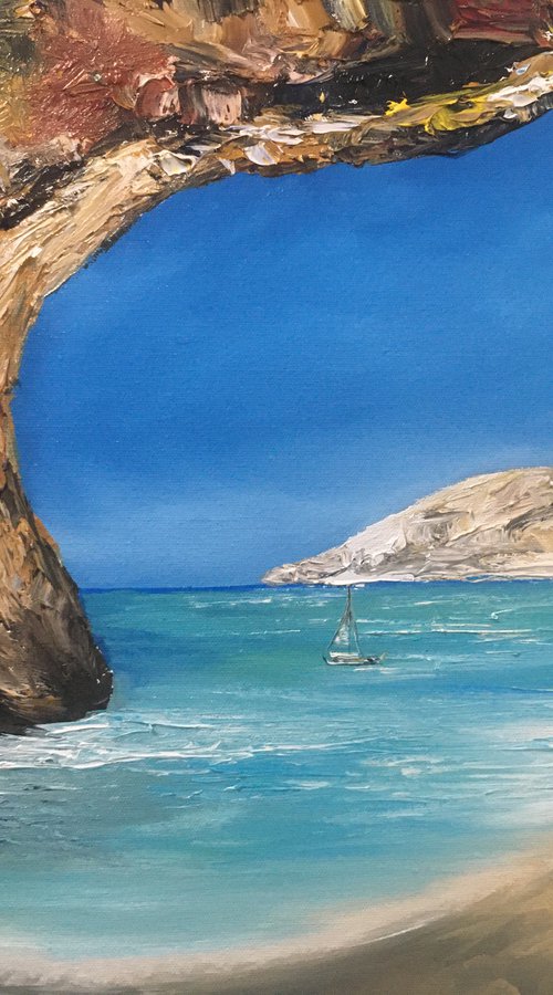 Under the Rock of Hope by Timea  Valsami