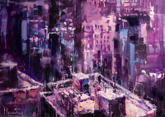 "Evening over the city" Cityscape