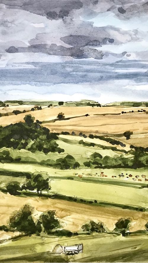 English Countryside by Joseph Peter D'silva