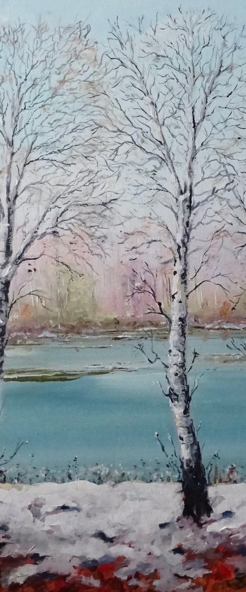 Soon Be Spring by Mel Davies Original Art