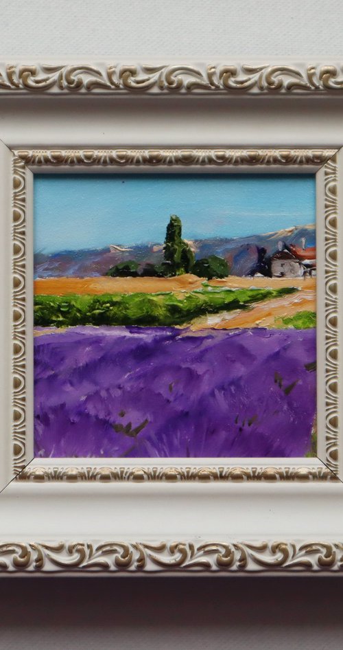 Lavender Fields Scene by Natalia Shaykina