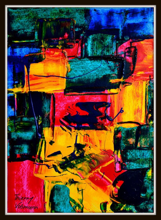 Inspired by Hans Hofmann. 2.