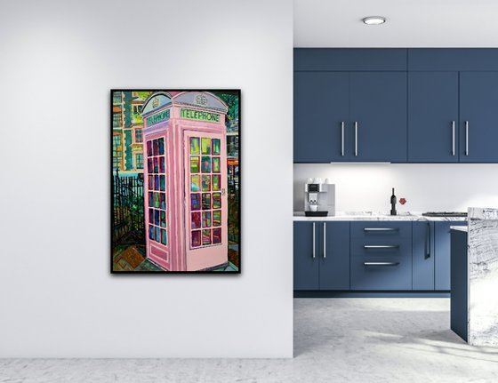 Phone box / 101 X 72 cm