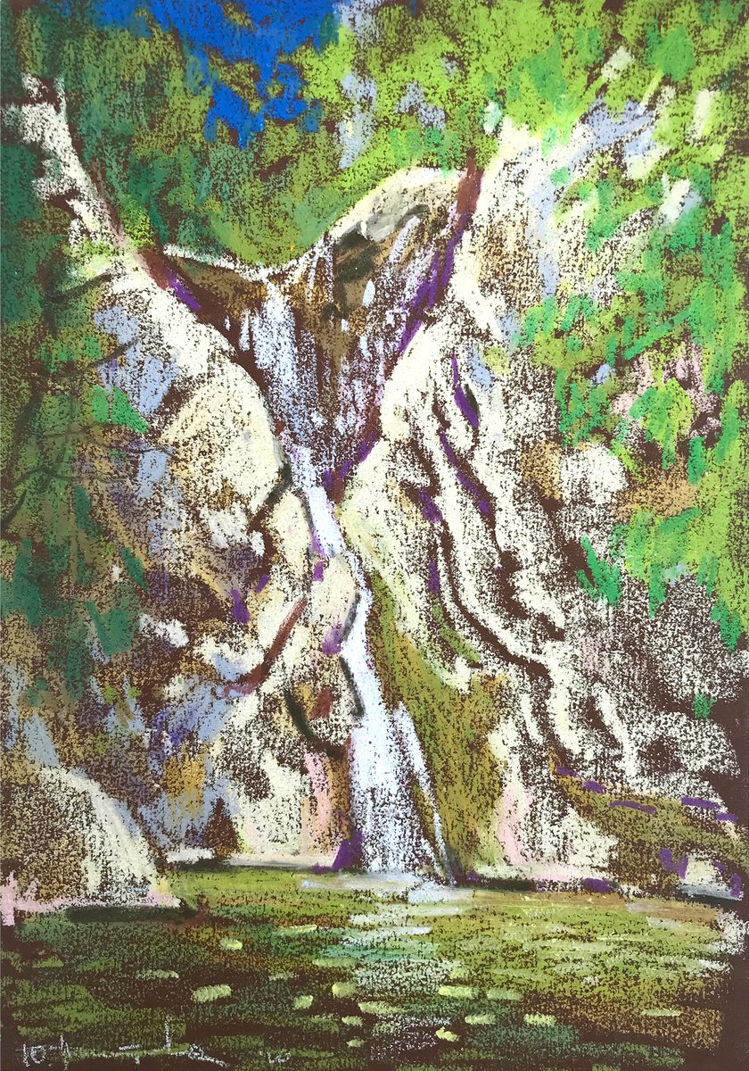 Waterfall by Yuliia Pastukhova
