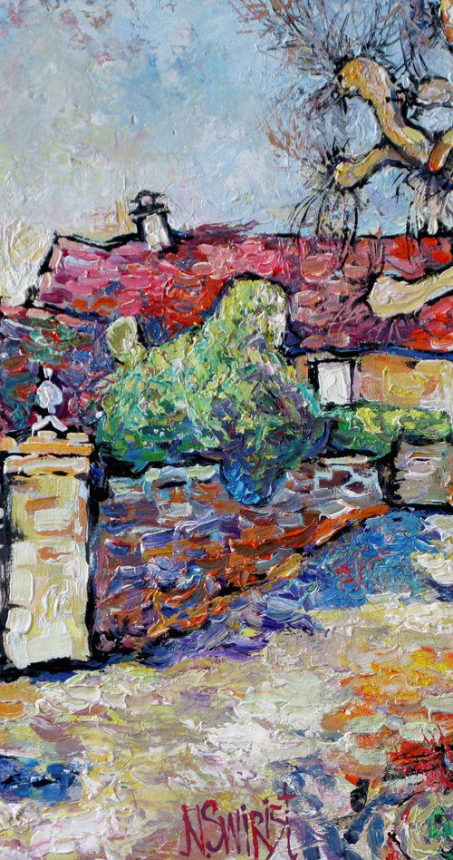 PLATANS IN ÎLE-DE-FRANCE.7. by Nikifor Swiristuhin