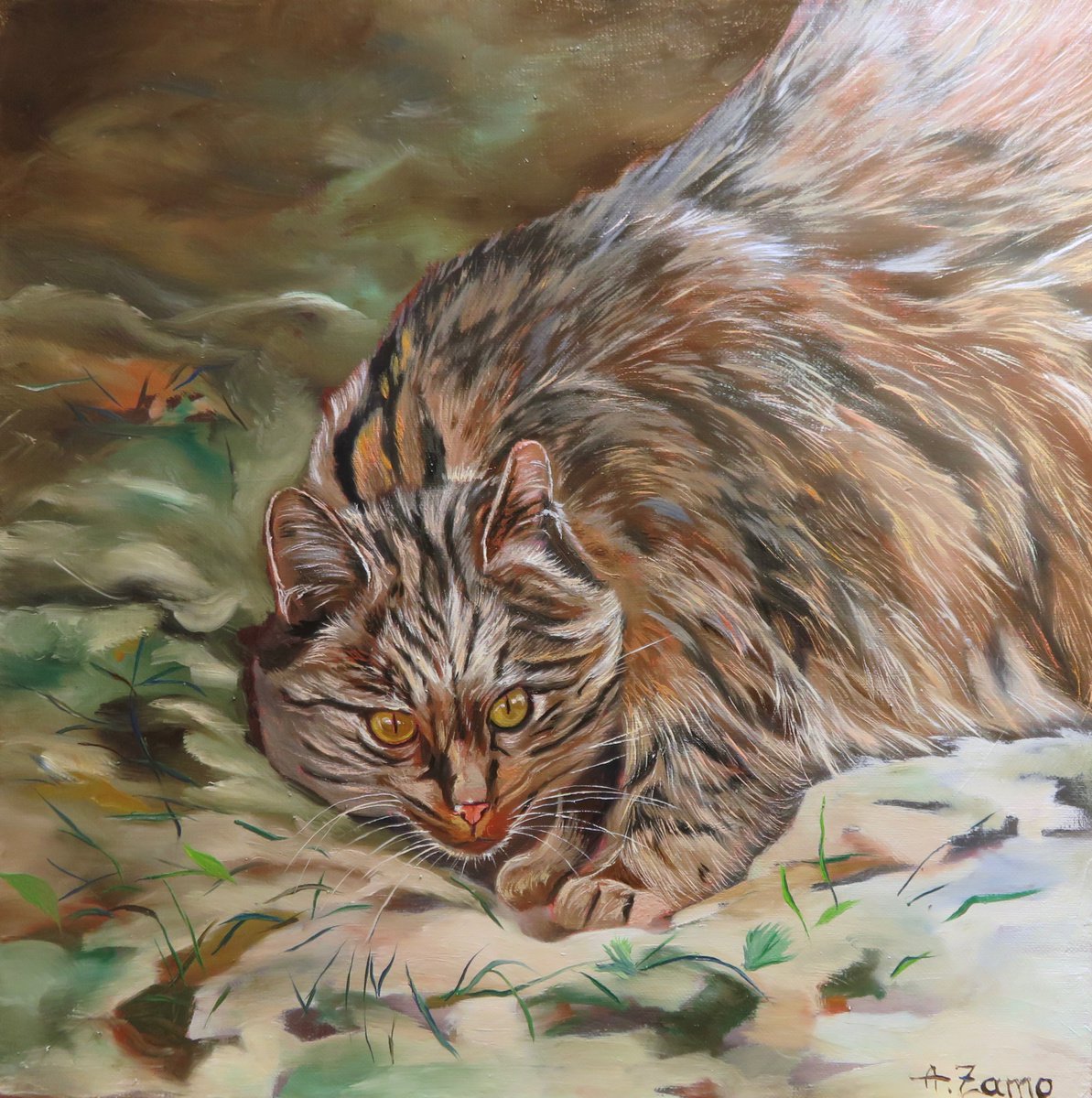 Wild cat 4 by Anne Zamo