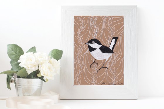 Chickadee bird.