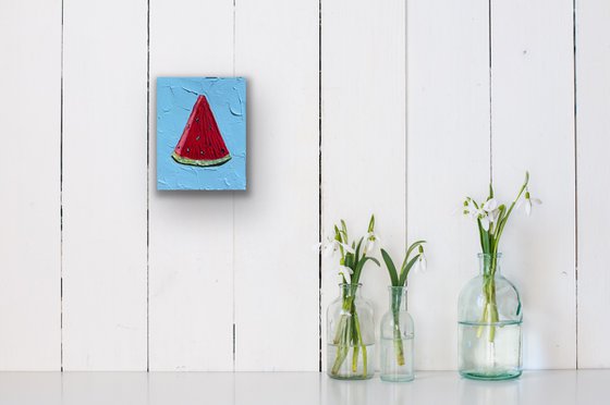 Watermelon slice (blue)