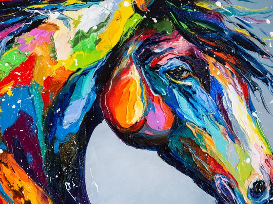 Colorful horse