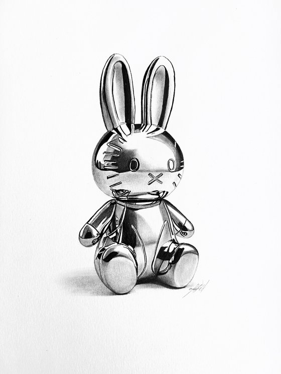 Silver Bunny Reflections
