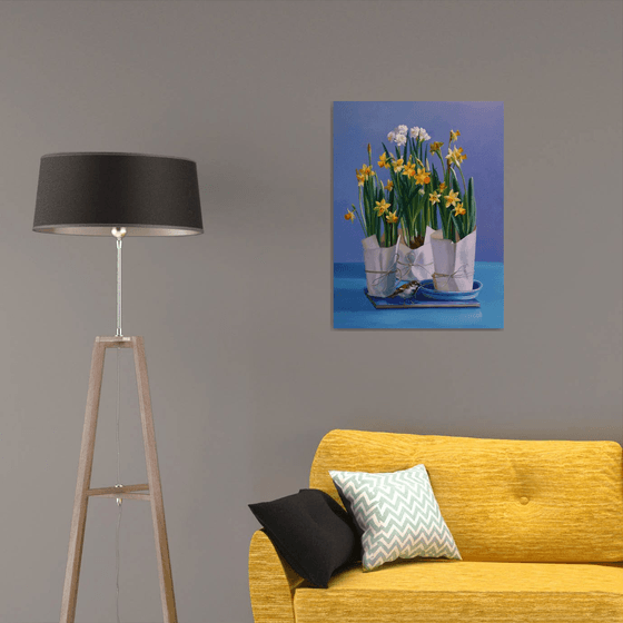 "Still life with daffodils"