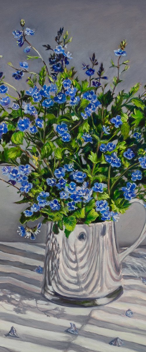 Forget-me-nots by Liudmila Pisliakova