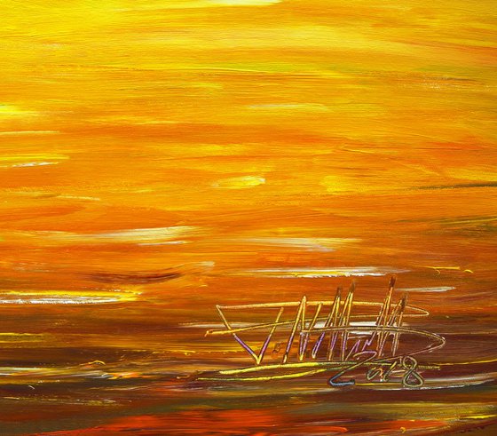 Romantic Evening Seascape XXL 1
