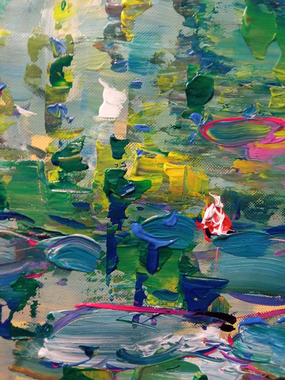 Water lilies Abstract