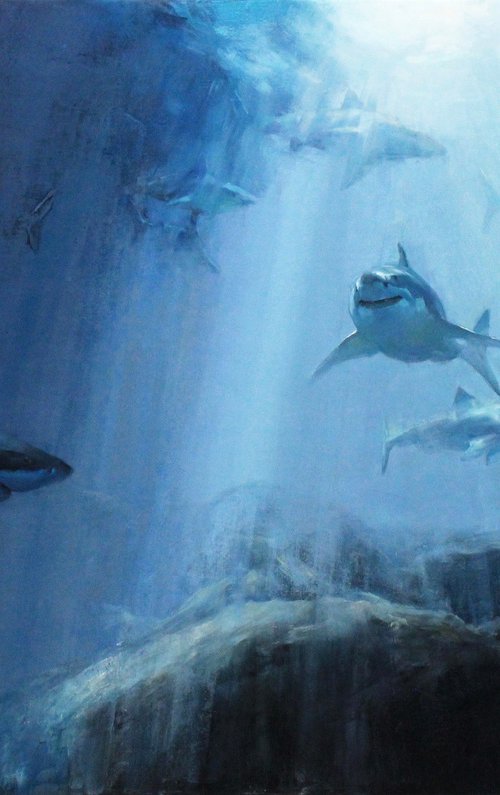 Deep blue waters by Serhii Cherniakovskyi