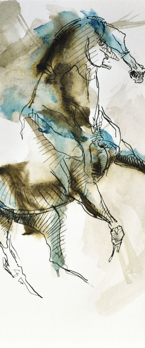 Equine Nude 154 by Benedicte Gele