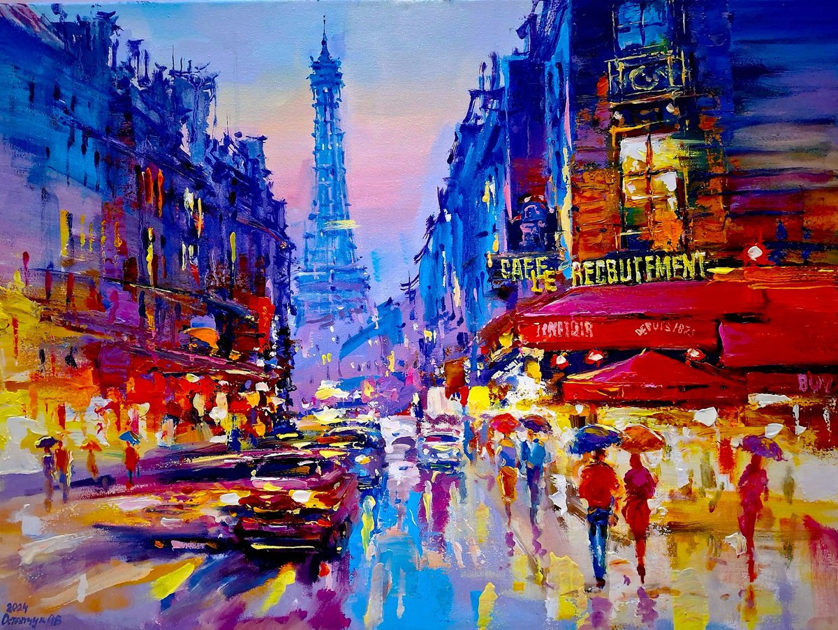 Evening lights (PARIS) by Andrej Ostapchuk