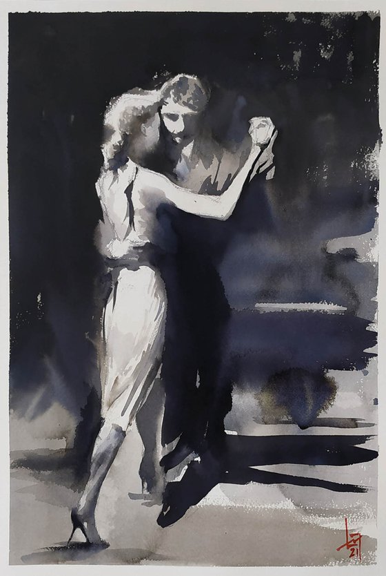 Black And white tango