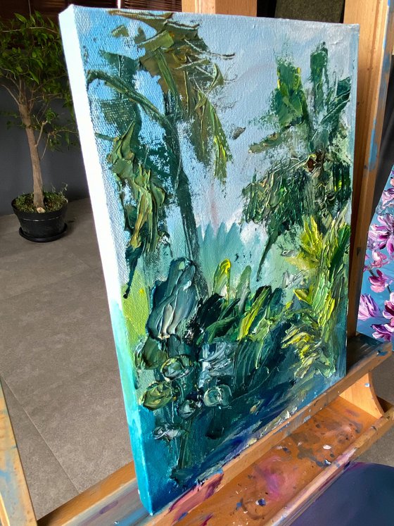 Bali Jungles Abstract Landscape