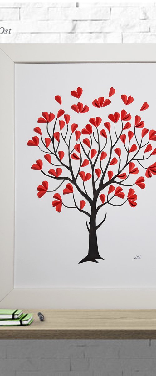 Tree of love by Luba Ostroushko