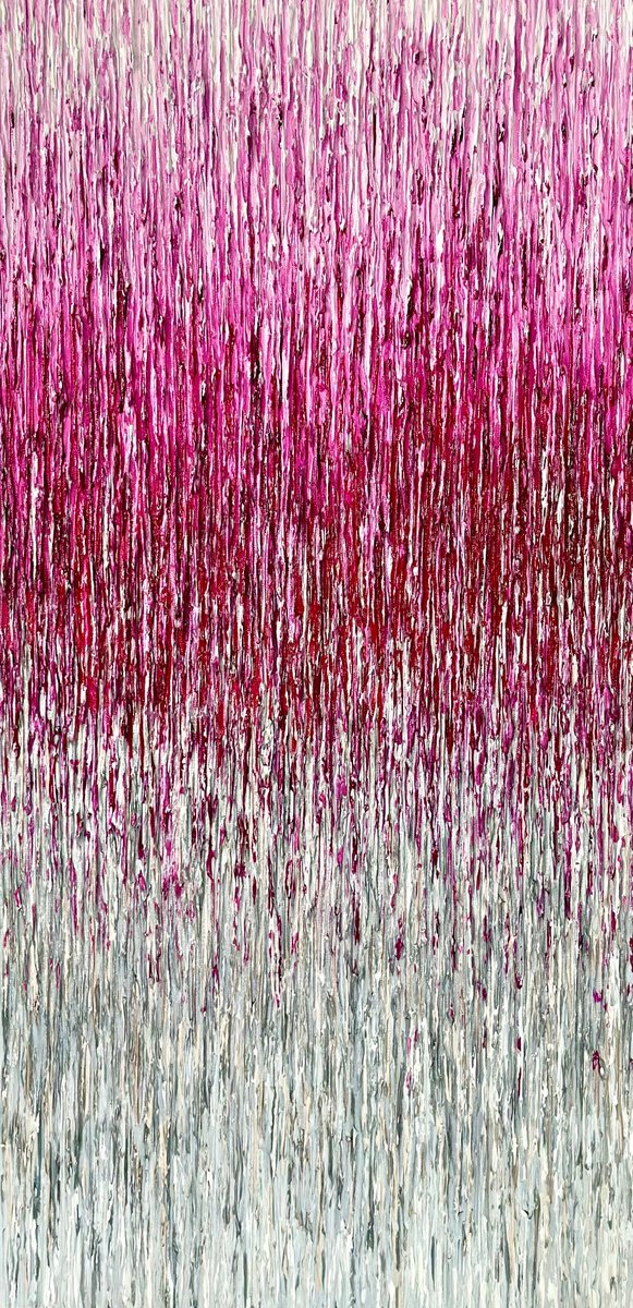 Island Vibes - Magenta By Daniela Pasqualini, 24 X 48, Artwork For Sale On Artfinder