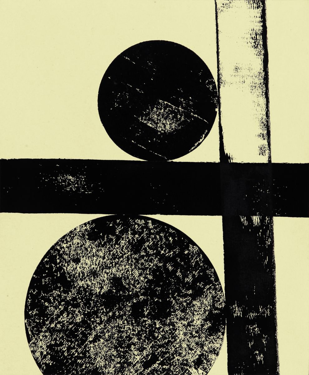 Abstract Acrylic Painting By Petr Strnad, 10 X 12", Integration Xii., Original Artwork