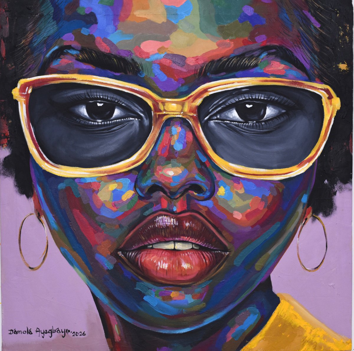 Black Pride 8 By Damola Ayegbayo, 30 X 30, Artwork For Sale On Artfinder