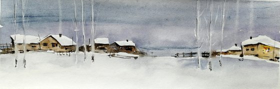 Winter painting