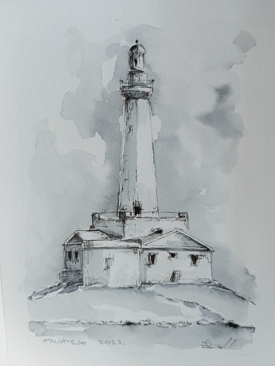 Lighthouse Porer in Croatia. Croatian coasline by Marinko aric