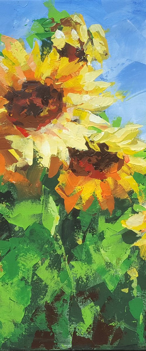 Sunflowers - flowers sun by Viktoria Lapteva