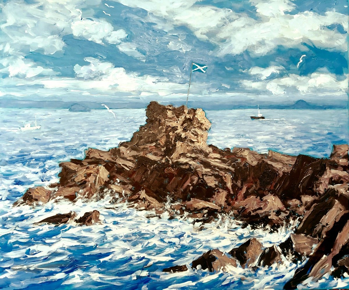 Landscape Acrylic Painting By Colin Ross Jack, 24 X 20, Johnny Doo