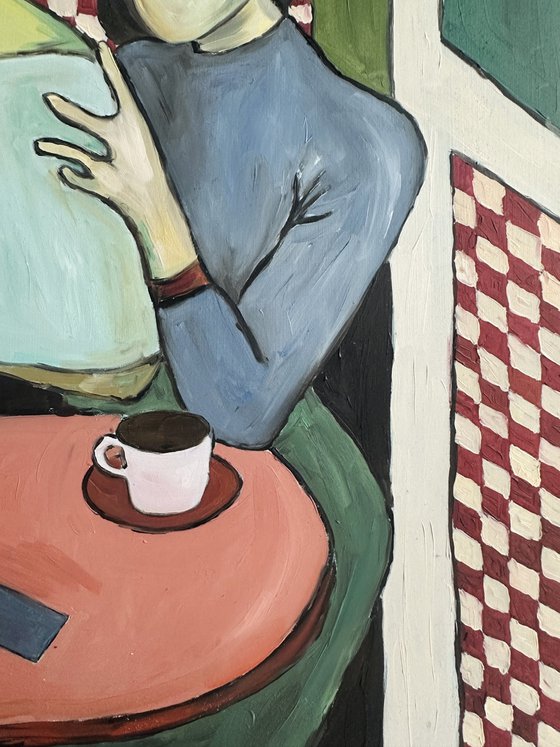 Girl with a Newspaper