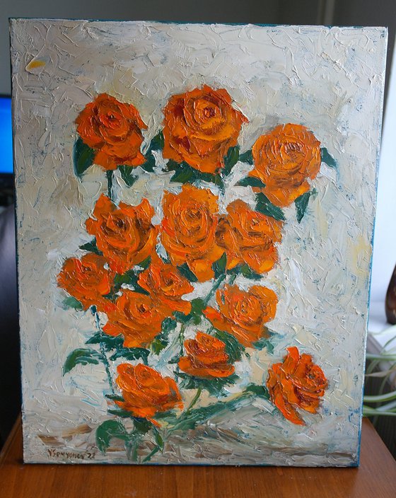 Orange Roses