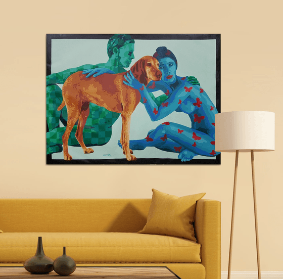 Couple and Dog 2