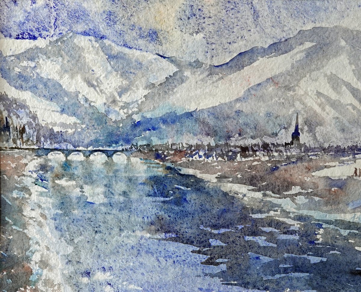 River Dee at Ballater by Mal Phillips