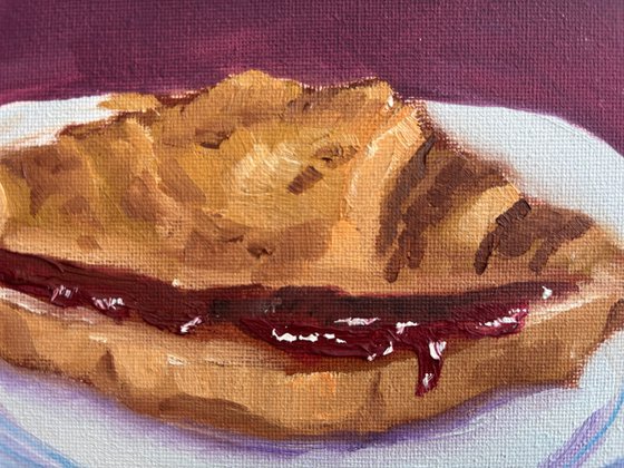 The croissant. still life