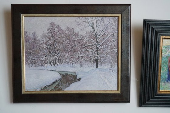 At the Ponomarka River in January