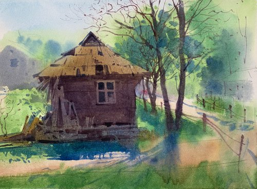 Carpathian hut by Andrii Kovalyk