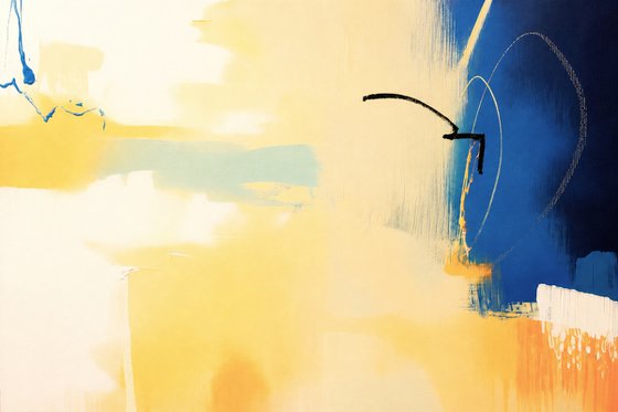 Yellow beat #6 abstraction