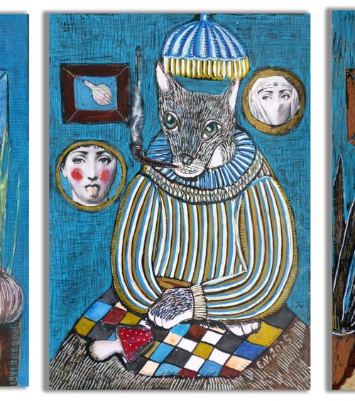 One Cat's Evenings by Elizabeth Vlasova