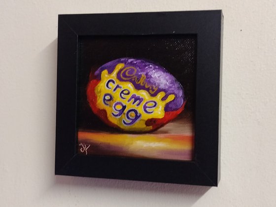 Little Cadbury Creme egg still life