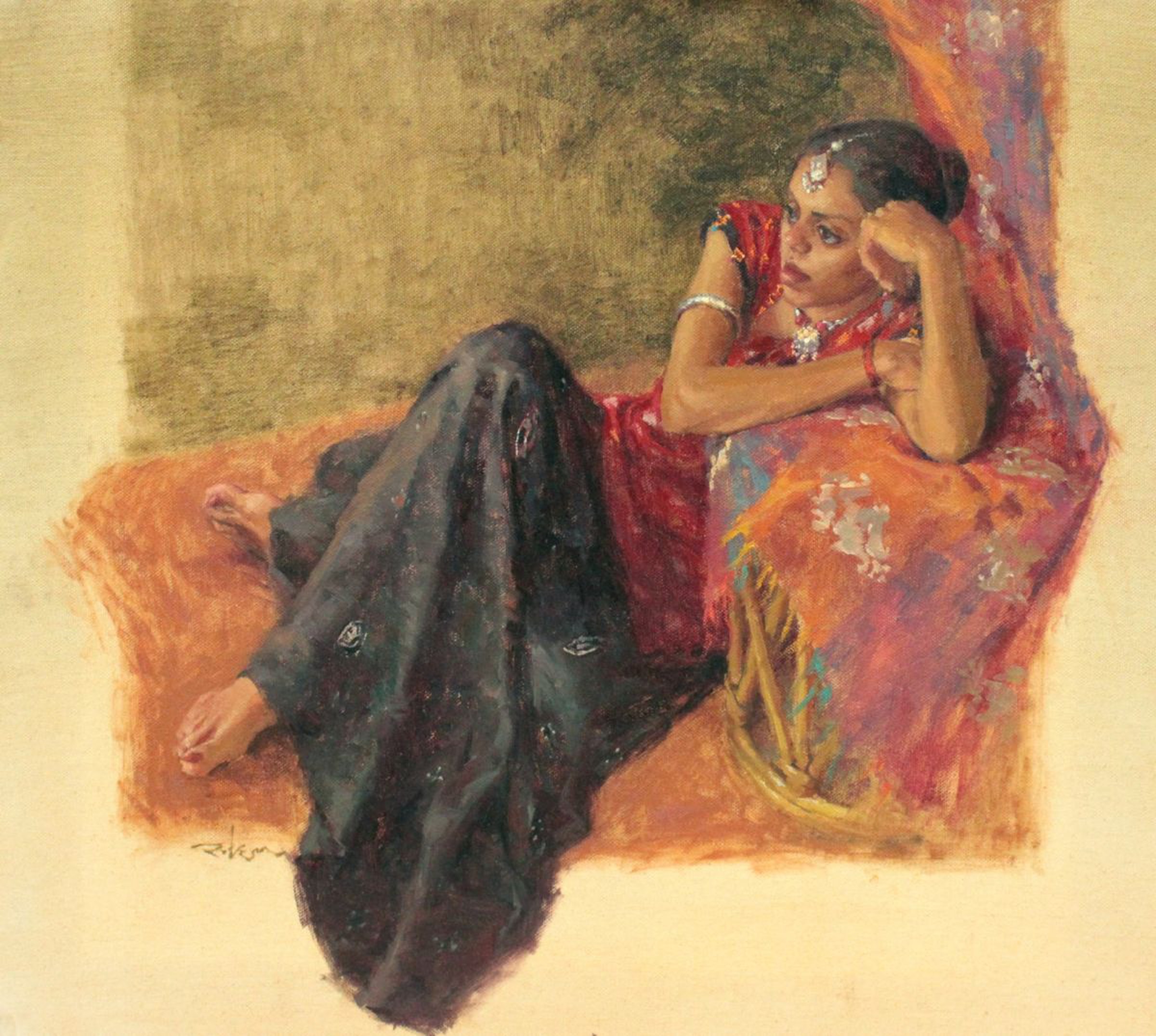 Rajasthani Girl From Rajasthan By Snehal Page Artfinder