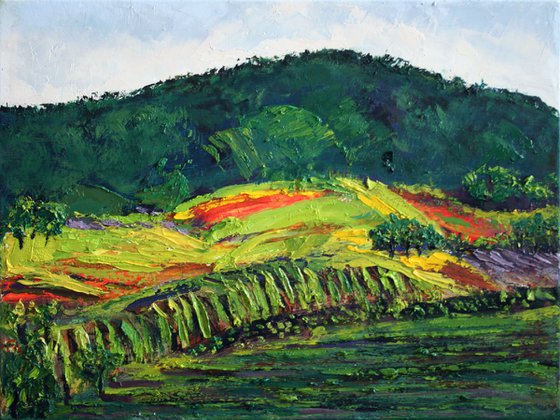 Vineyards... /  ORIGINAL PAINTING